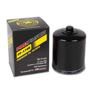 Pro Filter V-Twin Spin-On Oil Filter Black PF-174B