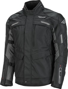 Fly Racing Off Grid Jacket Black Small - Weatherproof street jacket, Black, Small size