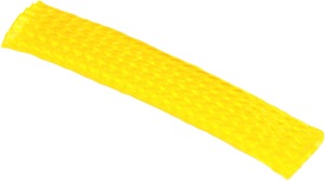 Namz Braided Flex Sleeving 3/8" ID Yellow - 10ft Section