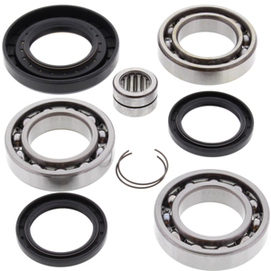 All Balls Rear Differential Bearing & Seal Kit - For Honda TRX420/TRX500/TRX520 w/ Solid Axle