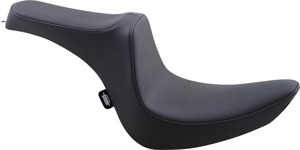 Predator III Seat - Smooth 7in Tall Rider Support-2Up - Fits 07-17 FLSTF, 06-10 FXST, 08-11 FLSTSB