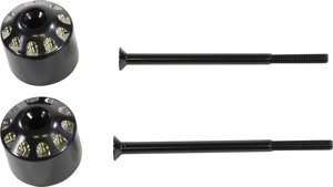 Show Chrome Black Handlebar End Weights Fits Can-Am Ryker
