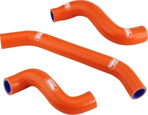 Moose Original Fit Radiator Hose Kit Orange KTM/Husqvarna/GasGas - OEM silicone radiator hose kit For KTM, Husqvarna, GasGas