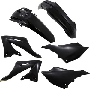 Acerbis Standard Black Plastic Kit for Yamaha