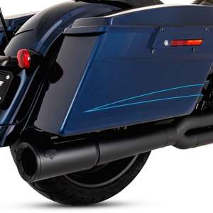 Vance & Hines Pro Pipe 2-1 Black PCX Exhaust Fits HD Dresser 17-22