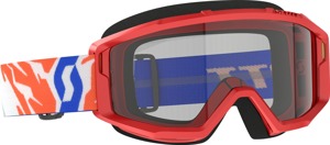 Scott Primal Youth Goggle Red Clear - Youth red clear goggle with anti-fog lens