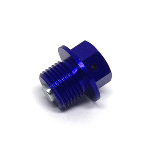 ZETA Magnetic Drain Plug M14x1.25 Blue - For Suzuki DL1000/DL1050 V-Strom models