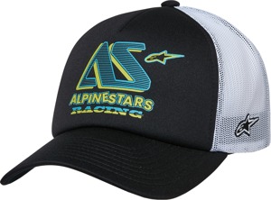 Alpinestars Ayess Trucker Hat Black/White Men's - Men's trucker hat in black/white by Alpinestars