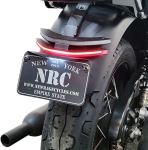 New Rage Cycles Fender Eliminator Black Fits 17-24 Triumph Bonneville T100/T120