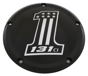 Custom Engraving 7" M8 Derby Cover Black For Harley Touring 2016-2022 - Black billet derby cover For Harley Touring 2016-2022