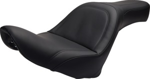 Saddlemen King 2-Up Seat Black For Harley Softail Fat Boy Night Train