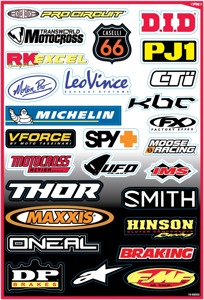 Sponsor Sticker Kit B by Factory Effex