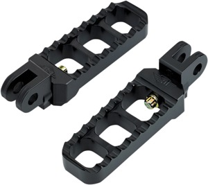 Joker Machine Serrated Footpegs Black Pair For Triumph Bonneville T100 Scrambler
