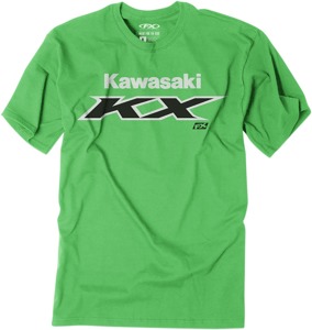 Youth Kawasaki KX Tee - Kaw Kx Tee Grn Ysm