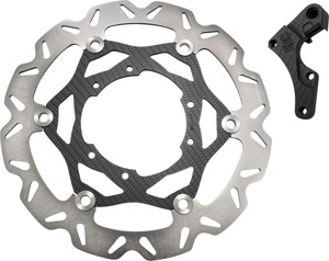 EBC Front Oversize 280mm Brake Rotor Kit Carbon Look Fits 04-07 CR125R