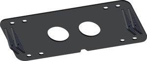 KFI ATV Plow Mount Black Fits 97-24 TRX250 Recon & 18-23 Argo Xplorer 500