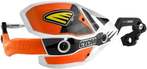 Cycra 7/8in Clamp with White Shields and Orange Covers