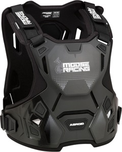 Moose Offroad Agroid Youth Chest Guard S/M Black - Youth chest protector S/M Black