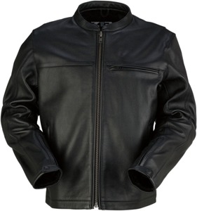 Z1R Munition Leather Jacket Black 3XL Men's - Premium cowhide leather jacket for men, size 3XL