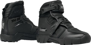 THOR Blitz XRS Boots Gray/Black Adult Size 10 - Off-road riding boots in Gray/Black, Size 10