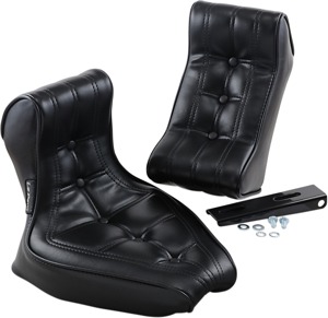 Le Pera Signature II Seat with Pillion Black Fits Rigid Frame Models