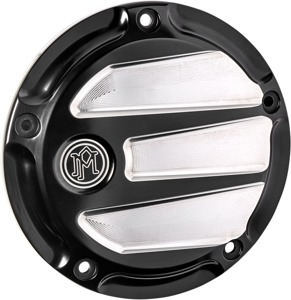 Performance Machine Scallop Derby Cover Contrast Cut For Harley-Davidson - Contrast Cut derby cover For Harley-Davidson models