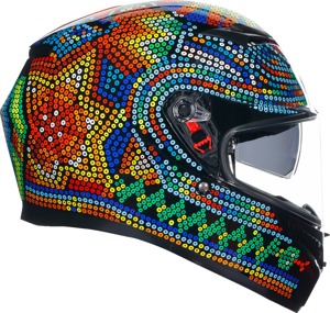 AGV K3 Rossi Winter Test 2018 Helmet XL Multi Unisex - Full face helmet XL Multi color, K3 Rossi Winter Test 2018