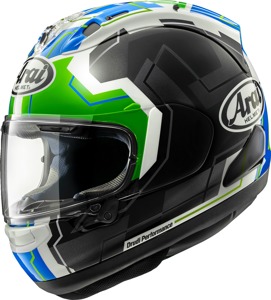 Corsair-X Rea-6 Green Motorcycle Helmet XL