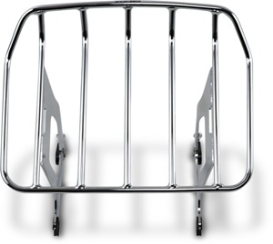 Chrome Big Ass Detachable Luggage Rack - For 09+ Harley
