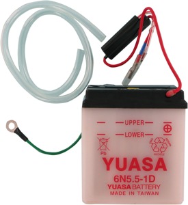 Yuasa 6N5.5-1D Conventional 6 Volt Battery