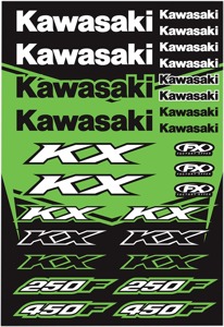 Factory Effex Universal Graphic Kit Kaw KX Sticker Sheet