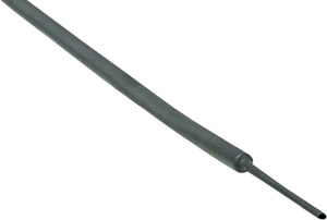 DEI Hi-Temp Shrink Tubes 6.4mm x 4ft Black Polyolefin - Flexible hi-temp shrink tube, 6.4mm x 4ft, Black