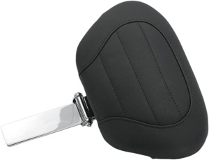 Driver Backrest Post & Pad Only Black by Mustang