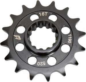Driven 520 Steel Front Sprocket 16T Black For For 09-22 BMW S1000R/RR