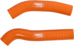 Moose Original Fit Radiator Hose Kit Orange For 2024 50cc Models - Fits 2024 KTM, GasGas, Husqvarna 50cc models