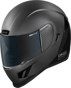 ICON Airform Counterstrike MIPS Helmet Matte Silver L - Full face helmet with MIPS and fog-free shield
