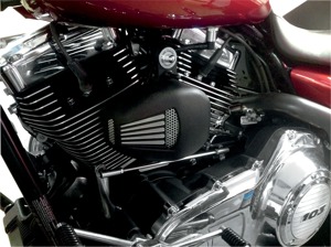 Forceflow Cylinder Head Cooler Black by Jim's For 99-16 HD Touring