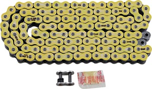 RK 525 MAX X RX-Ring Chain Yellow 120 Link - Premium 525 RX-Ring chain, 120 links, yellow