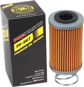 Pro Filter Cartridge Oil Filter PF-567 Black