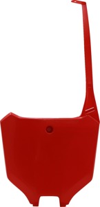 UFO Front Number Plate Red Fits Honda