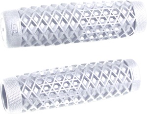 ODI Vans Grips White 1in Closed End Pair - Classic waffle grips, white, 1in bars, pair