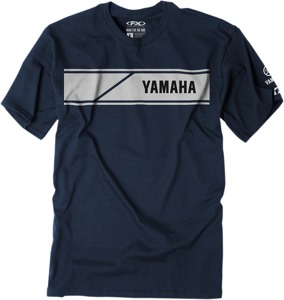 Men's Yamaha Speed Block Tee Navy XL by Factory Effex