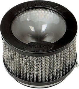 PROK Multi-Fit Flame Arrestor Clamp-On Black/Silver Watercraft - Clamp-on flame arrestor for watercraft carb adapters