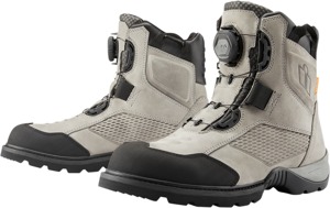 Gray Stormhawk Boots - Size 8 - Waterproof Street Bike Boots