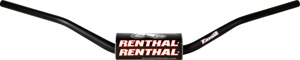 Renthal Fatbar Handlebars Black 1-1/8" Flat Track MX/Enduro