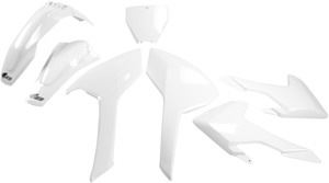 UFO Complete Plastic Kit White Fits Husqvarna