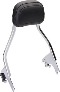 Cobra Detachable Short Backrest Chrome Fits FLH/FLT 1997-2008