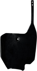 UFO Front Number Plate Black Fits Honda CR80/85 1996-2007