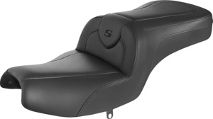 Saddlemen RoadSofa Seat Black For Indian Challenger, Pursuit, Elite - Comfort seat For Indian Challenger & Pursuit models