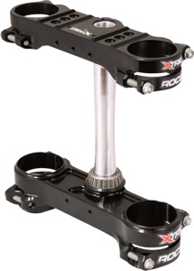 XTRIG ROCS Tech Triple Clamps Black 22mm Fits KTM